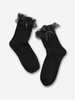 Chaussettes en Dentelle Ourlet à Volants