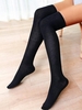 Chaussettes Longueur à Genou Minimaliste en Couleur Unie