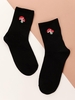 Chaussettes Mi-Mollet Champignon Brodé