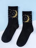 Chaussettes Motif de Lune et D