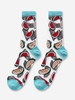 Chaussettes Respirantes à Imprimé Fruit en Maille