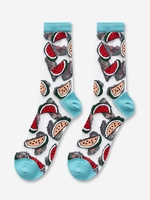 Chaussettes Respirantes à Imprimé Fruit en Maille