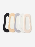 Chaussettes Ultra-Minces Invisibles Anti-dérapantes en Couleur Unie