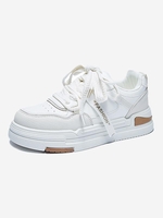 Chaussures de Skate Épaisses avec Double Lacets en Avant