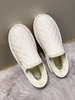 Chaussures Plates Thermiques Matelassées à Doublure en Laine