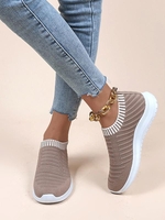 Chaussures Respirantes en Tricot Cousues