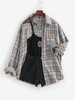 Chemise à Carreaux avec Poche en Avant L Multi a