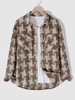 Chemise à Carreaux avec Poches à Rabat Xxl Multi a