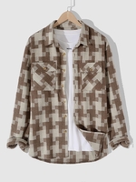 Chemise à Carreaux avec Poches à Rabat Xxl Multi a