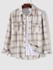 Chemise à Carreaux avec Poches L Multi a