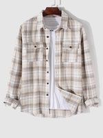 Chemise à Carreaux avec Poches L Multi a