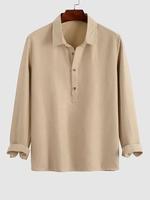 Chemise à Demi-Bouton S Bronze