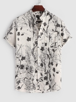Chemise à Imprimé Peinture D