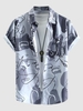 Chemise à Imprimé Visage à Manches Courtes Xl Multi a
