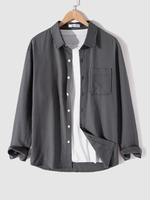 Chemise à Rayure Verticale à Manches Longues Xl Multi a