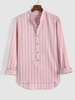 Chemise Asymétrique à Rayures Xl Rose clair