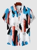 Chemise de Vacances Motif de Peinture D