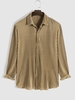 Chemise Duveteux Boutonnée Xl Café