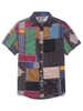 Chemise Imprimée Fleurie Tribale à Manches Courtes 2xl Multi e