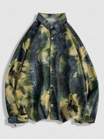 Chemise Vintage à Imprimé Peinture D