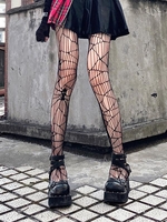 Collants Halloween Crâne en Résille