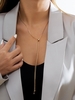 Collier Chaîne Réglable Frange Détaillé