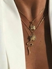 Collier Charmant Superposé Serpent