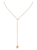 Collier Evidé en Forme de Cœur