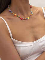 Collier Perlé Fruit Coloré Mignon