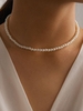 Collier Ras-de-Cou en Alliage avec Perle Fantaisie
