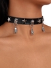 Collier Ras-du-cou Charmant Etoile Astronaute en PU
