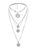 Collier Superposé Tête Portrait