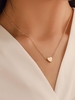 Collier de Clavicule en Chaîne en Forme de Cœur