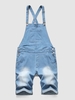 Combinaison Décontractée avec Poches en Denim 32 Bleu clair