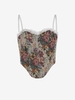 Corset Jacquard en Dentelle S Multi a
