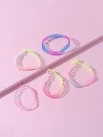 Ensemble de 5 Pièces Elastique en Couleur Dégradée