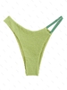 Ensemble de Bikini Plissé Anneau en O M Vert