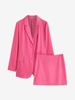 Ensemble de Blazer à Col Revers et de Mini Jupe d