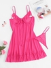 Ensemble de Body en Maille à Volants M Rose clair