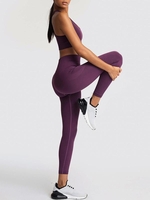 Ensemble de Débardeur de Sport de Yoga Tricoté sans Couture et de Legging M Concorde