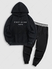 Ensemble de Sweat à Capuche à Lettre Brodée C