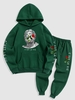 Ensemble de Sweat à Capuche Vintage Pull-over C