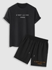 Ensemble de T-shirt Décontracté Lettre C