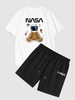 Ensemble de T-shirt Décontracté Motif D