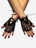 Gants en Résille sans Doigts à Lacets