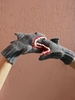 Gants Tricotés Chauds Design Requin de Noël Style Dessin Animé