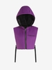 Gilet à Capuche Matelassé Bouclé à Côté S Pourpre