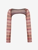 Haut Court en Tricot Ouvert S