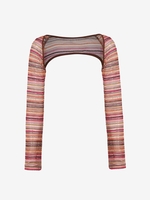 Haut Court en Tricot Ouvert S