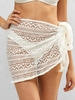 Haut Couverte en Dentelle Taille unique Blanc